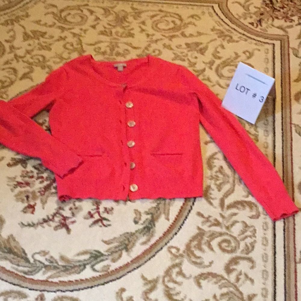 Ladies button down sweater in size x-small